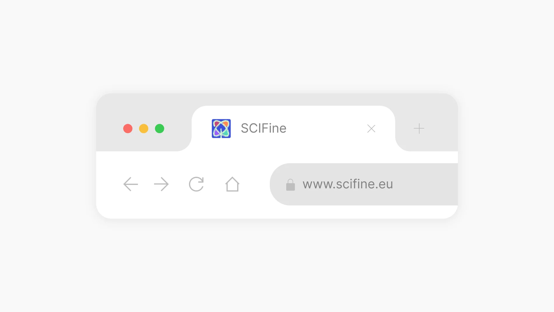 SCIFINE favicon in the browser